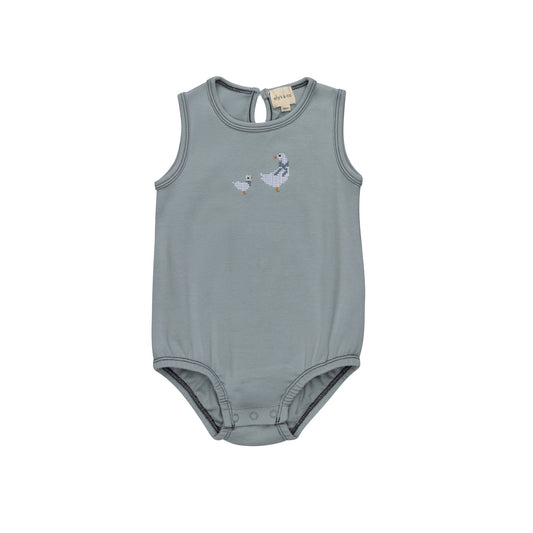 Ely's & Co Cross Stitch Duckling Romper
