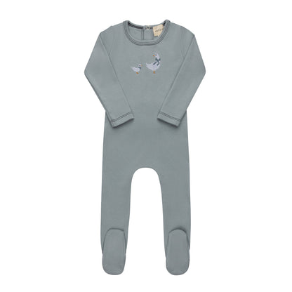 Ely's & Co Cross Stitch Duckling Footie