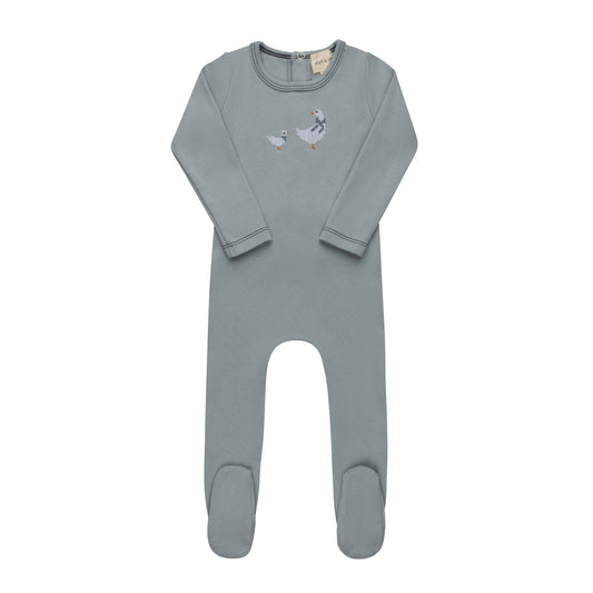 Ely's & Co Cross Stitch Duckling Footie