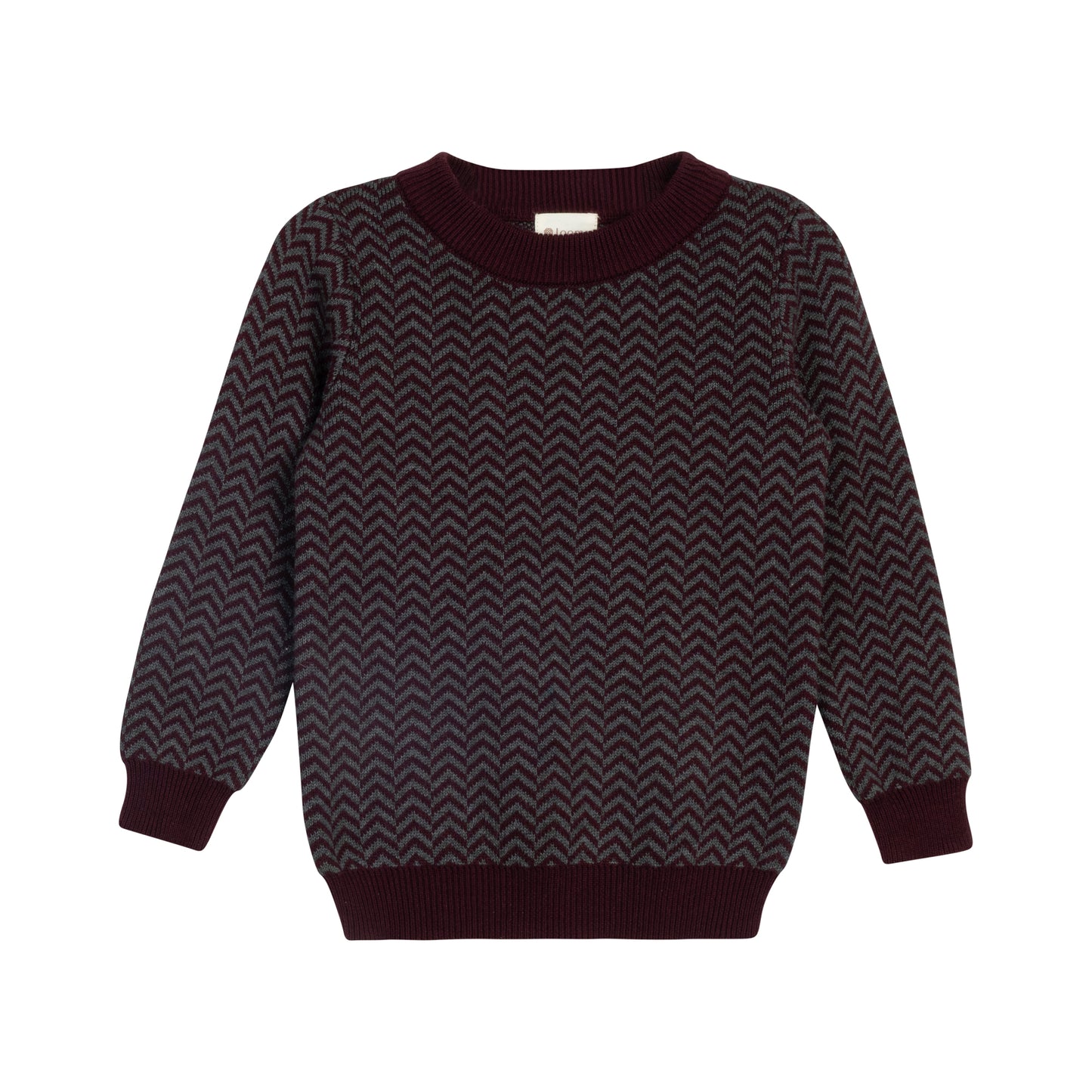 Looms Herringbone Boys Knit Sweater