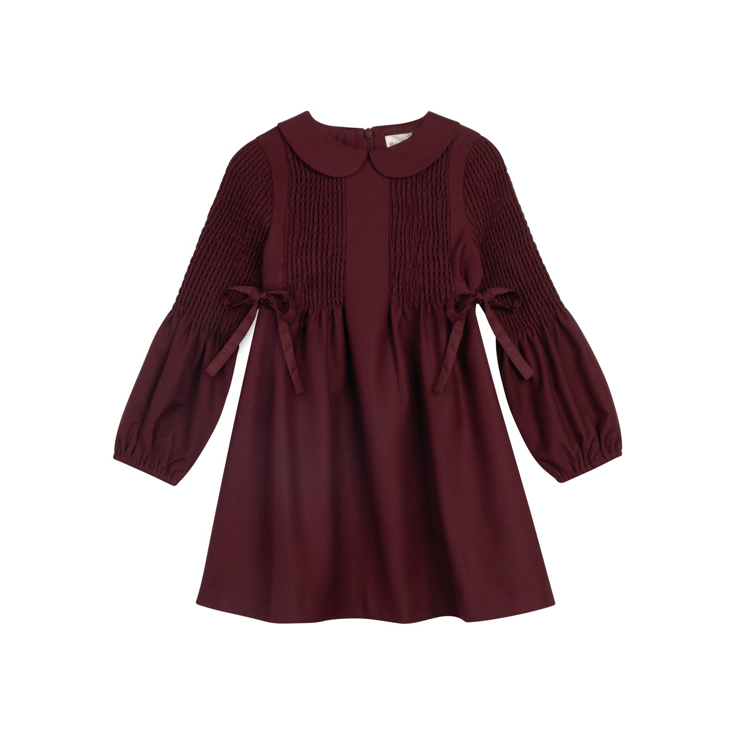 Looms Herringbone Smocked Dress