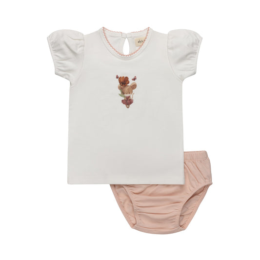 Ely's & Co French Terry Mouse 2 Piece Set (girl)