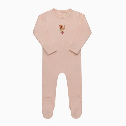 Ely's & Co French Terry Mouse Footie (girl)