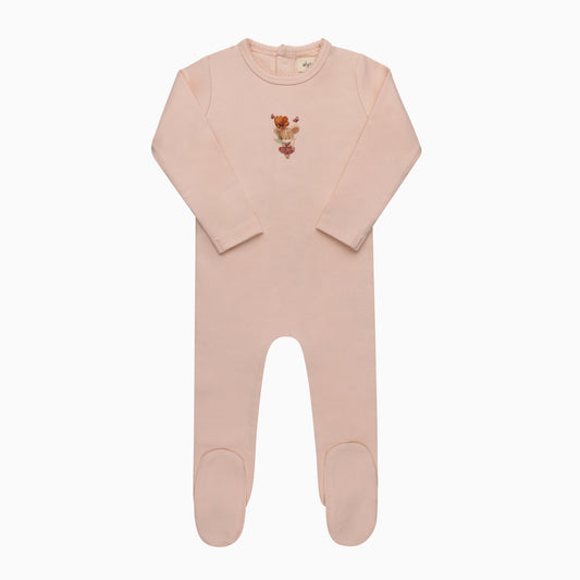 Ely's & Co French Terry Mouse Footie (girl)