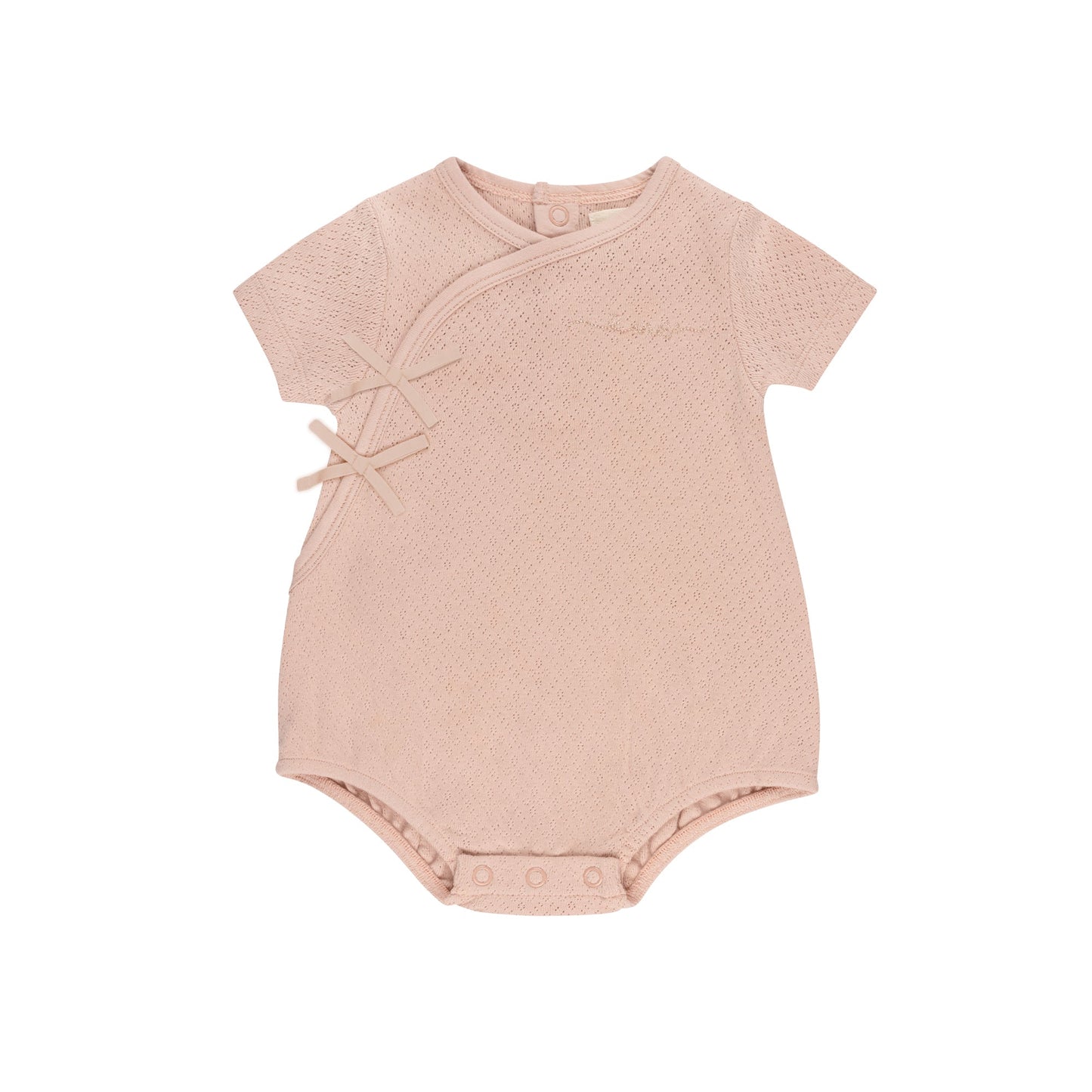 Ely's & Co Organic Amore Pointelle Romper (girl)