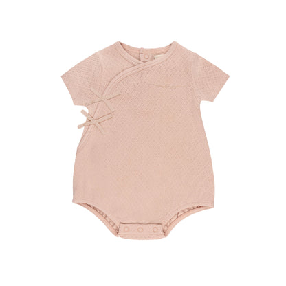 Ely's & Co Organic Amore Pointelle Romper (girl)