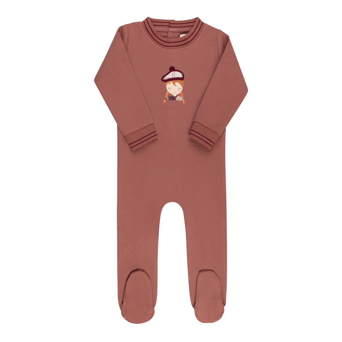 Ely's & Co French Terry Scottish Girl Footie