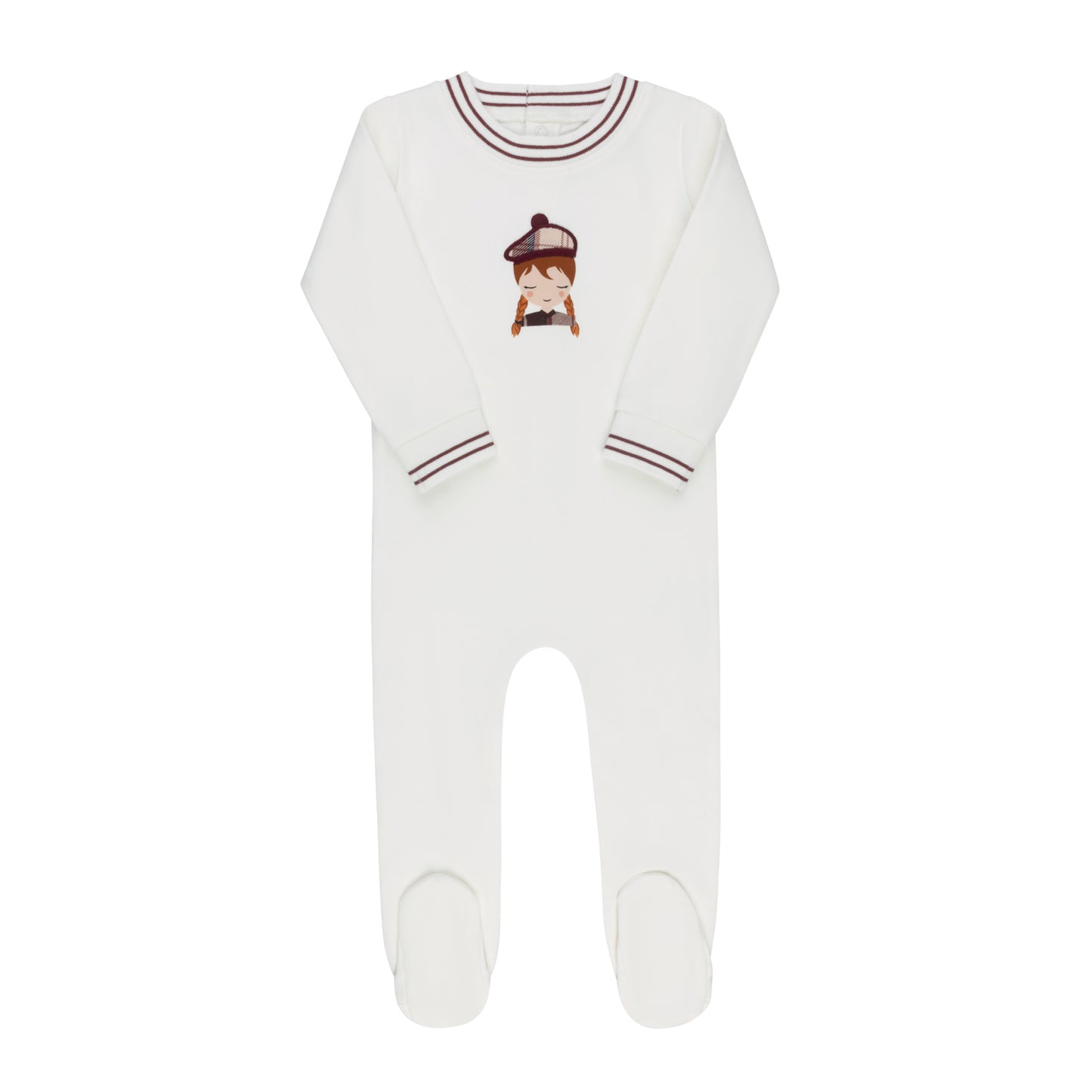 Ely's & Co French Terry Scottish Girl Footie