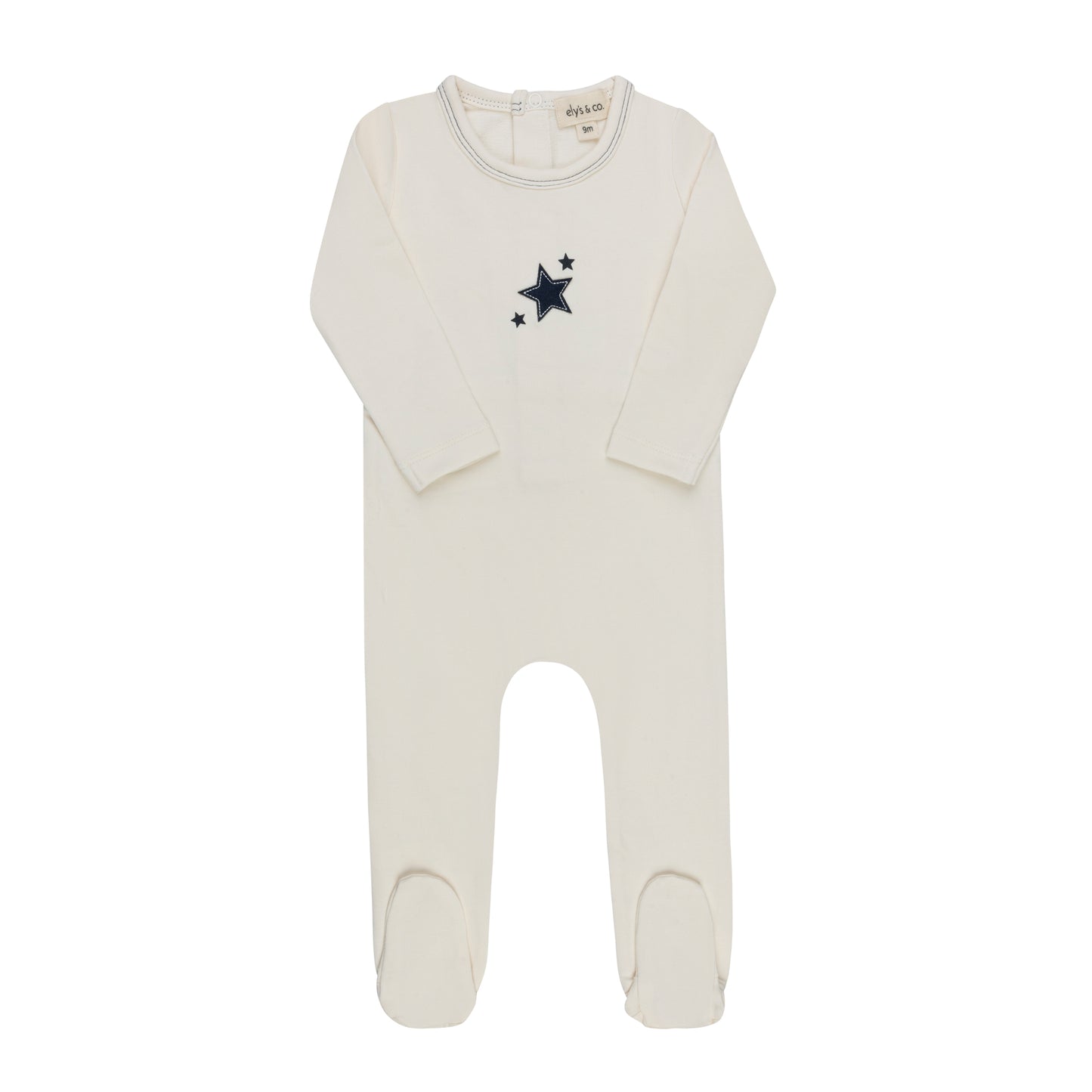 Ely's & Co Heart & Star Footie & Beanie