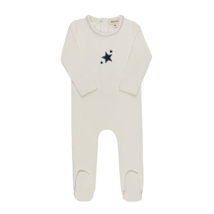 Ely's & Co Heart & Star Footie & Beanie