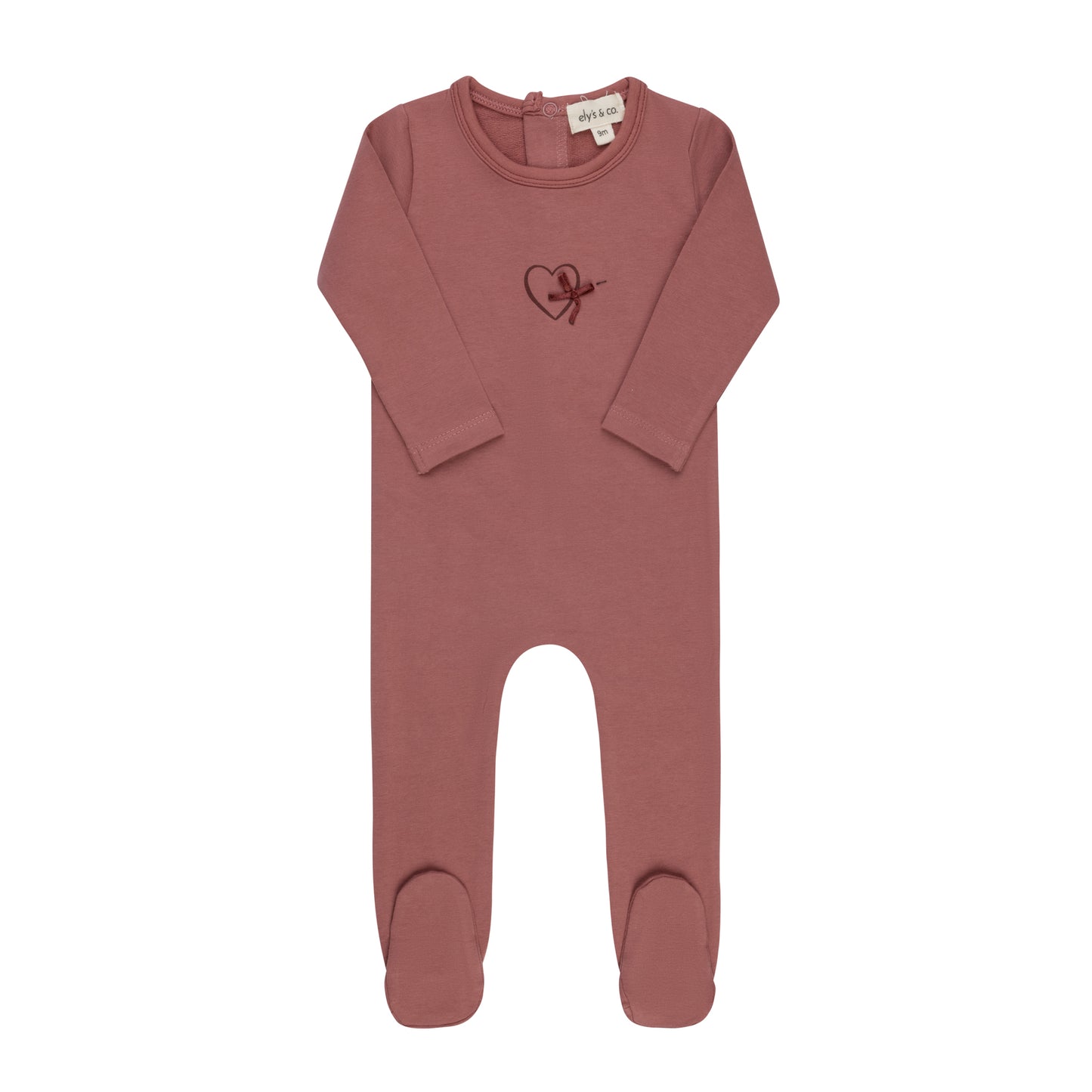 Ely's & Co Heart & Star Girl Footie