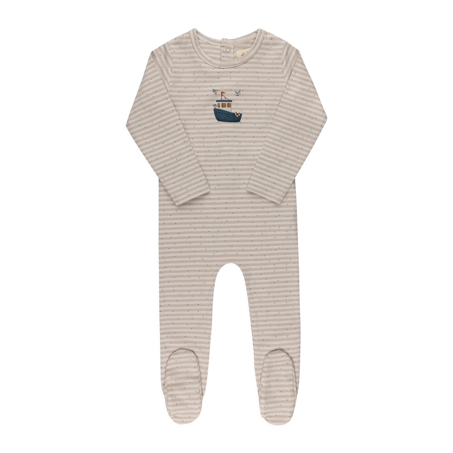 Ely's & Co Nautical Stripe Footie
