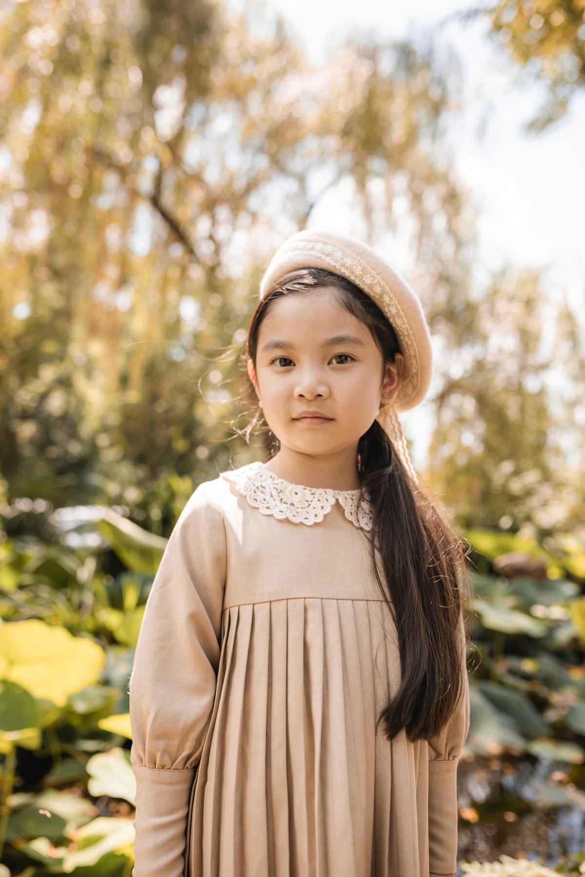 Teela Wool Pleated Dress