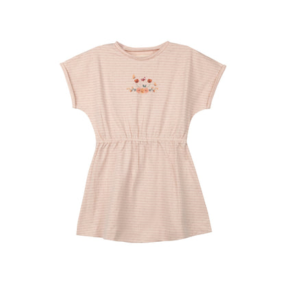 Ely's & Co Floral Stripe Short Sleeve Dress