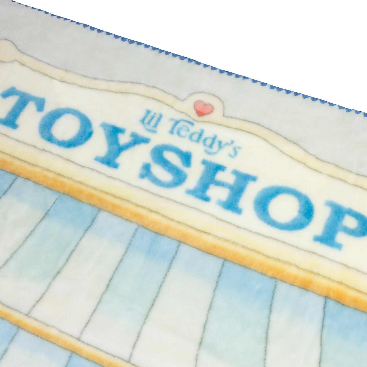 Lil Teddy's Toyshop Blanket (Blueberry Biscuit)