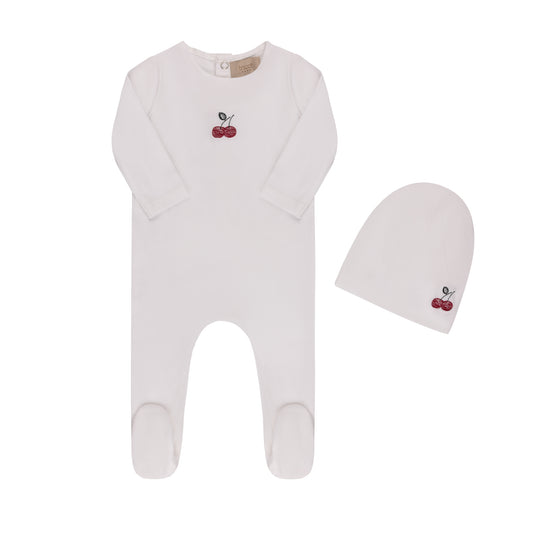 Tricot Printed Cherries 3pc Set
