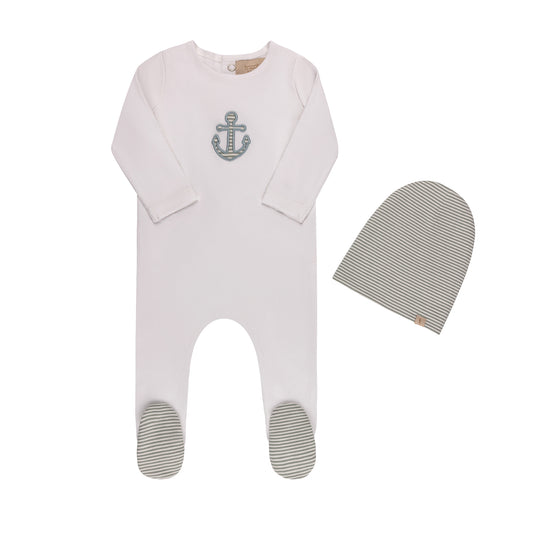Tricot Anchor Striped 3pc Set