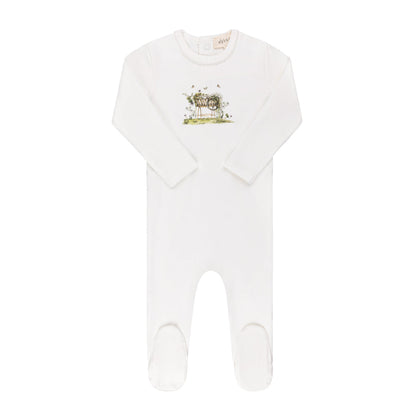 Ely's & Co Watercolor Cradle Footie