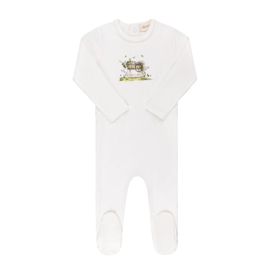 Ely's & Co Watercolor Cradle Footie