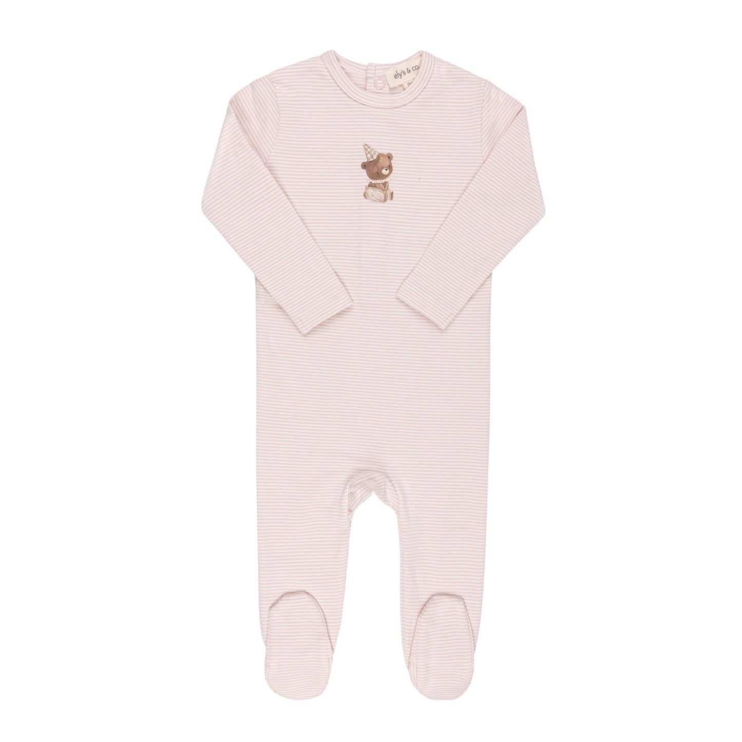 Ely's & Co Organic Bear Footie (girl)