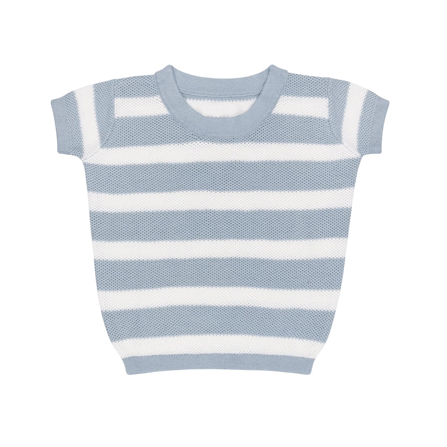 Loom Wave Stripe Knit Top