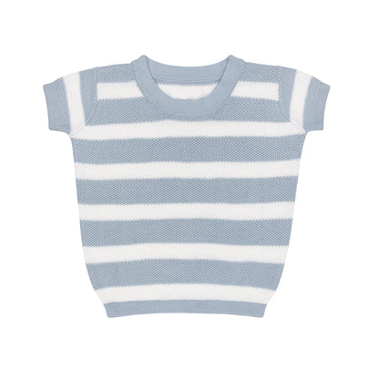 Loom Wave Stripe Knit Top