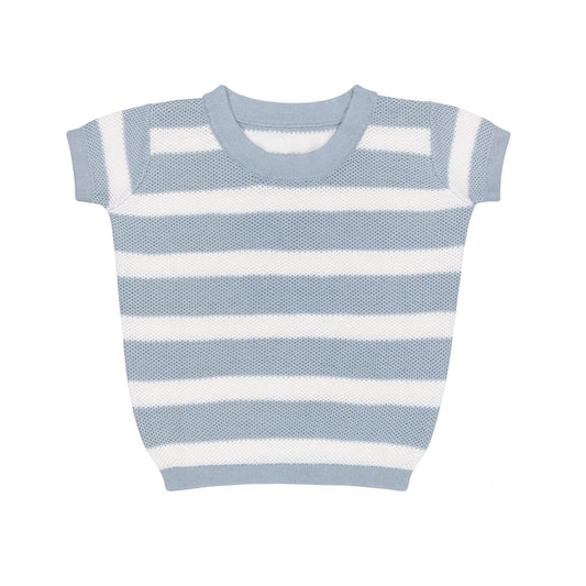 Loom Wave Stripe Knit Top