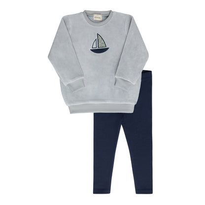 Ely's & Co Embroidered Liberty 2pc Set