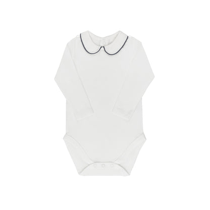 Looms Herringbone Collar Bodysuit
