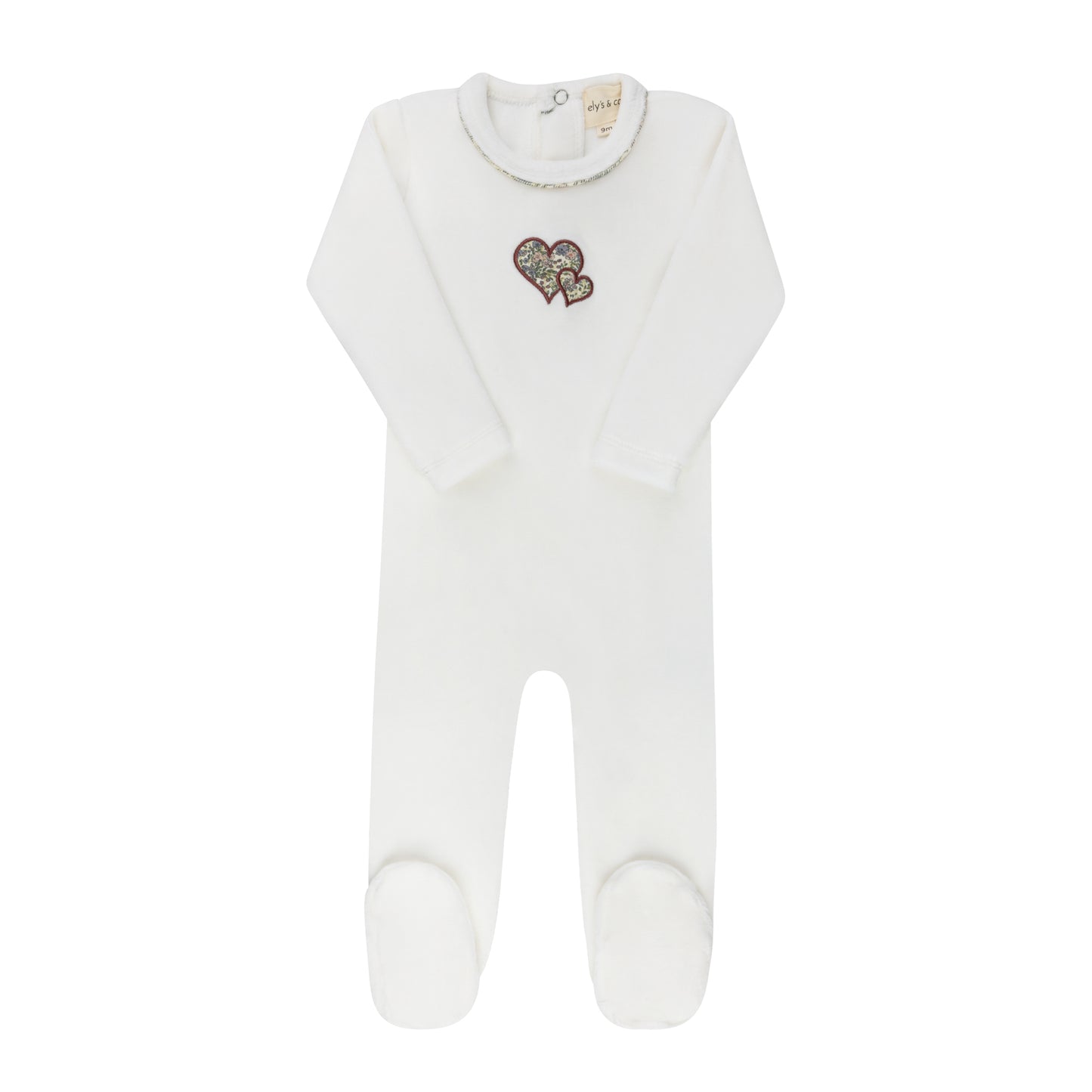 Ely's & Co Embroidered Liberty Footie