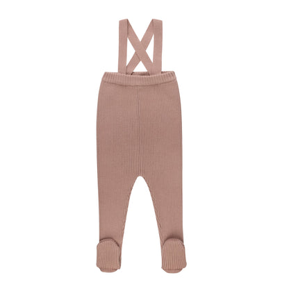 Looms Herringbone Knit Girls Overalls