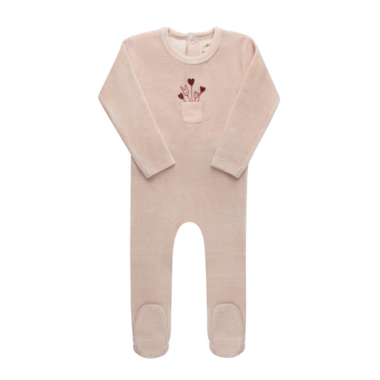 Ely's & Co Stripe Girl Footie