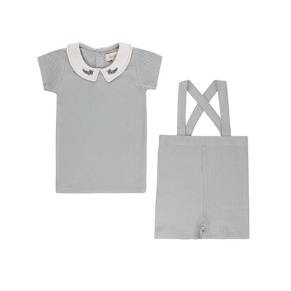Ely's & Co Organic Embroidered Collar Set
