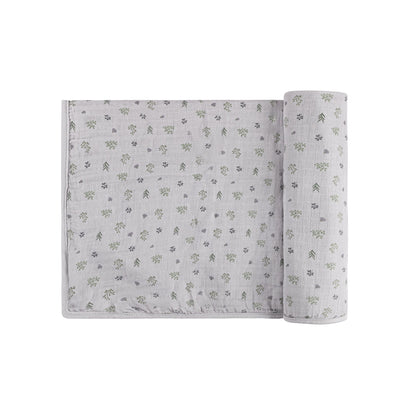 Ely's & Co Garden Floral Print Muslin Swaddle
