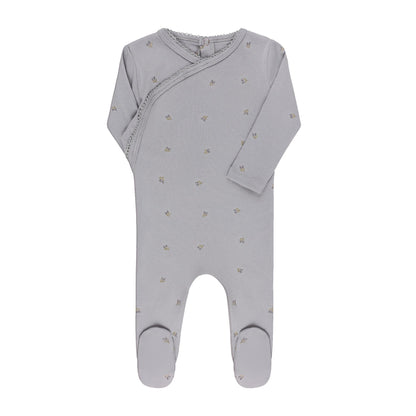 Ely's & Co Embroidered Footie