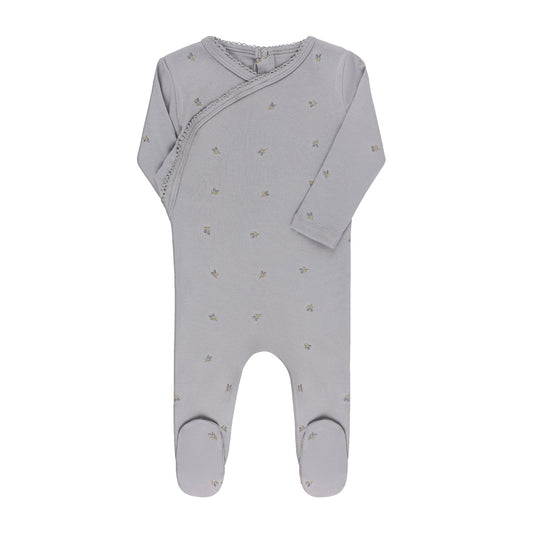 Ely's & Co Embroidered Footie