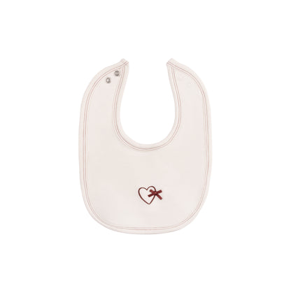 Ely's & Co Heart & Star Girl Bib