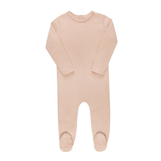 Ely's & Co Pointelle Heart Footie (girl)