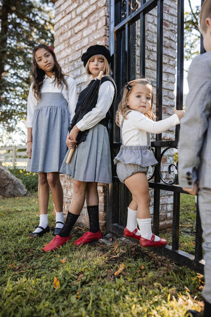 Teela Houndstooth Ruffle Bloomer