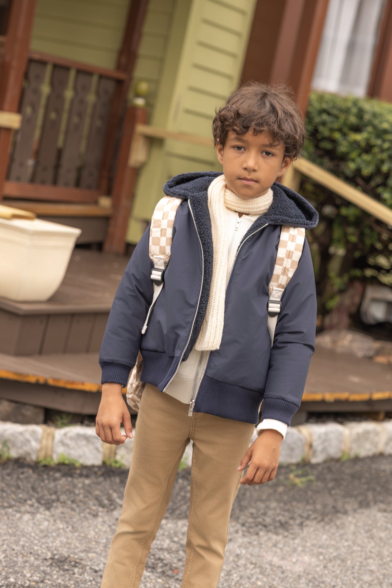 Bondoux Reversible Sherpa Lined Jacket
