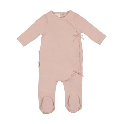 Maniere Bow Wrap Footie