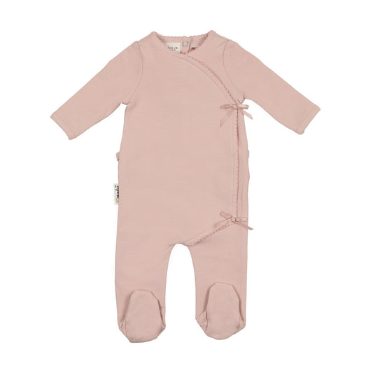 Maniere Bow Wrap Footie