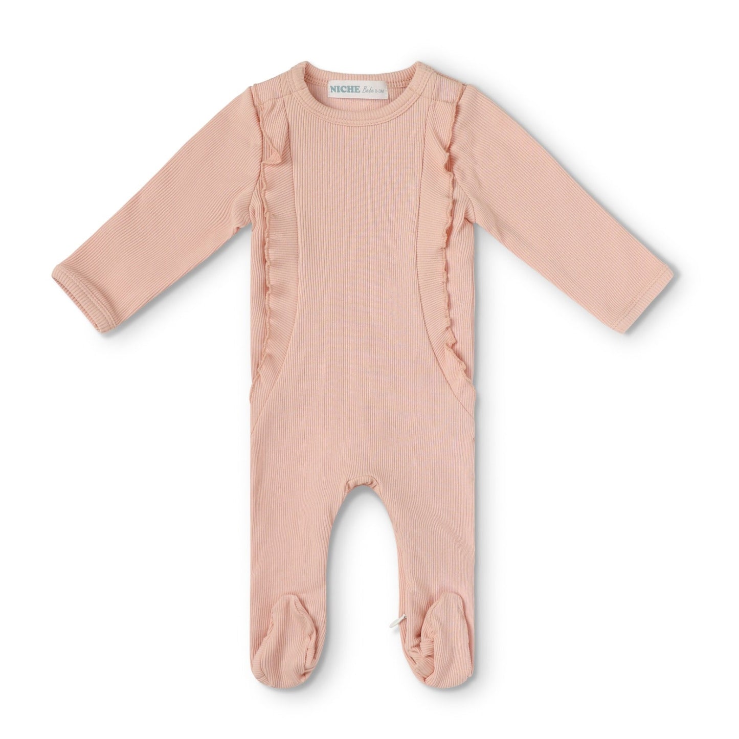 Niche Bebe Ruffle Stretchie & Hat