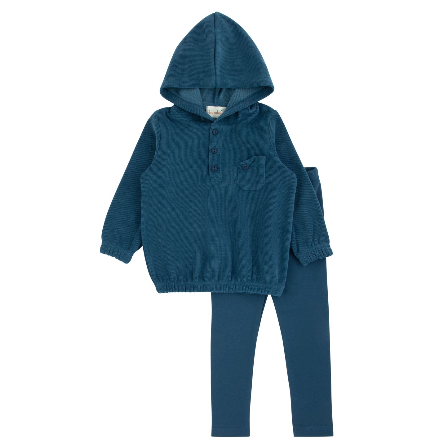 Bondoux Ribbed Corduroy Toddler 2 Piece Set
