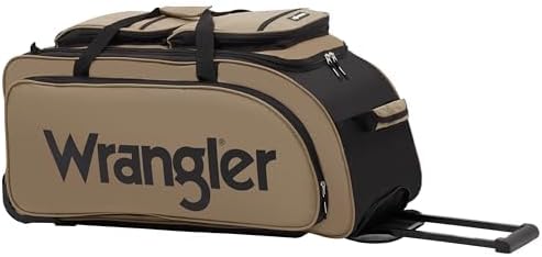 Pre-order Wrangler Wesley 30-Inch Rolling Duffel Bag (Tannin)