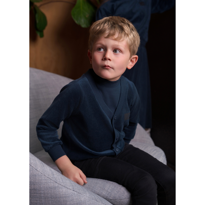 Bondoux Logo Velour Boys Top
