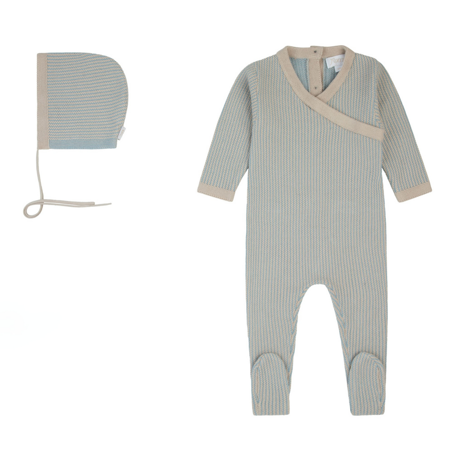 Rompp Two Tone Footie Knit