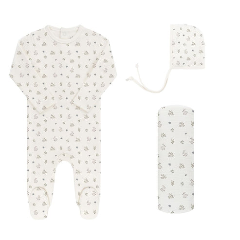 Ely's & Co Garden Floral Print Take Me Home Set