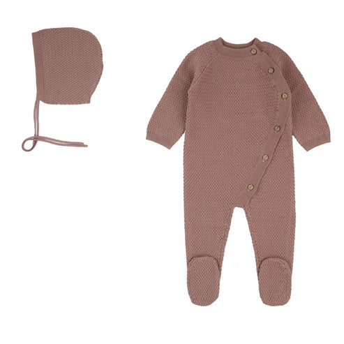 Rompp Woven Wrap Knit Footie