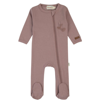 Bondoux Zipper Footie (girl)